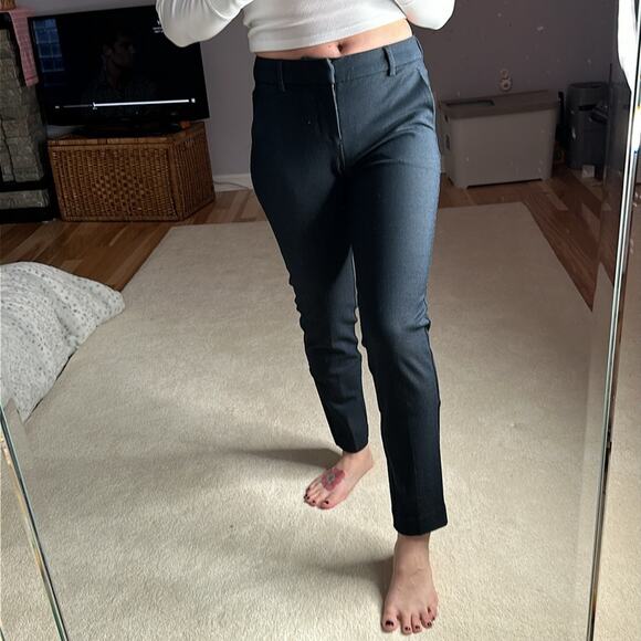 Stitch Fix | Liverpool: Navy Textured Straight Leg Trousers - Picture 1 of 6